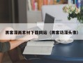 大理黑客漫画素材下载网站（黑客动漫头像）